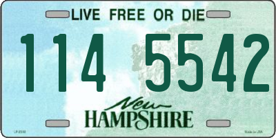 NH license plate 1145542
