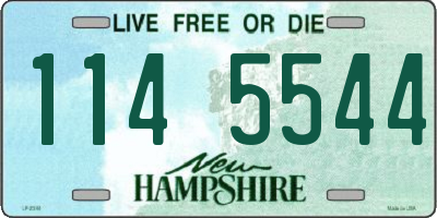 NH license plate 1145544