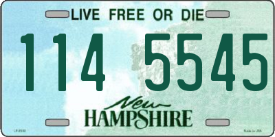 NH license plate 1145545