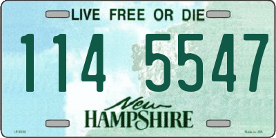NH license plate 1145547