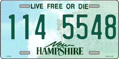 NH license plate 1145548