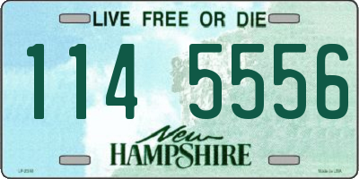 NH license plate 1145556