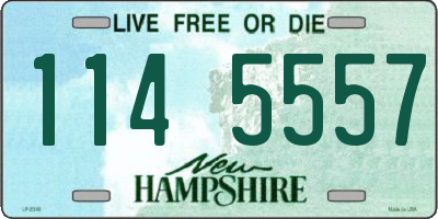 NH license plate 1145557