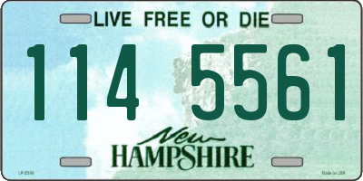 NH license plate 1145561