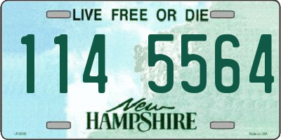 NH license plate 1145564