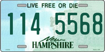 NH license plate 1145568