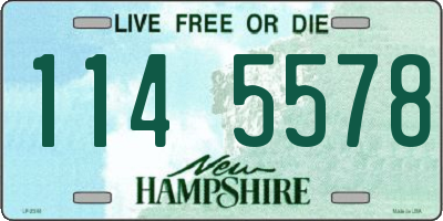 NH license plate 1145578
