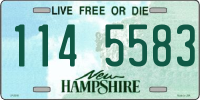 NH license plate 1145583