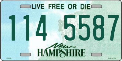 NH license plate 1145587
