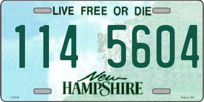NH license plate 1145604