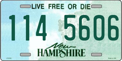 NH license plate 1145606