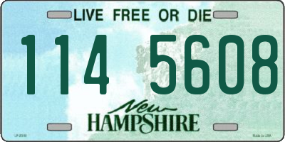 NH license plate 1145608