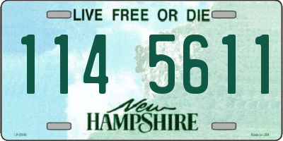 NH license plate 1145611