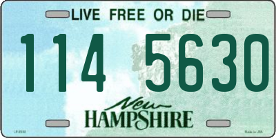 NH license plate 1145630