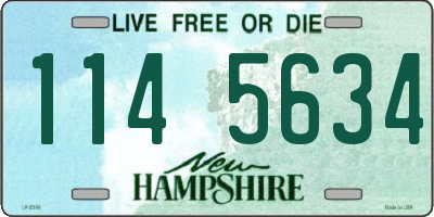 NH license plate 1145634