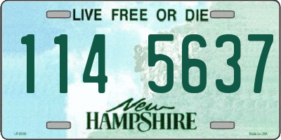 NH license plate 1145637