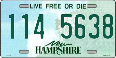 NH license plate 1145638