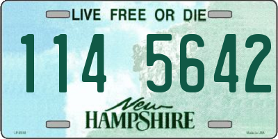 NH license plate 1145642