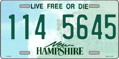 NH license plate 1145645