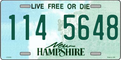 NH license plate 1145648