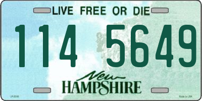 NH license plate 1145649