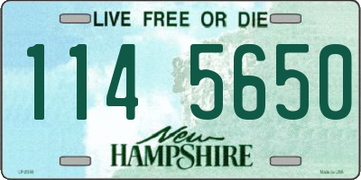 NH license plate 1145650