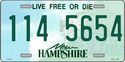 NH license plate 1145654