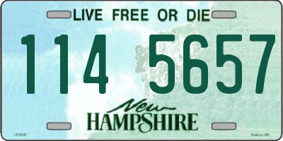 NH license plate 1145657