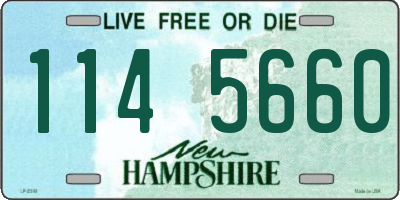 NH license plate 1145660