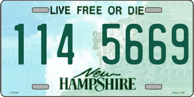 NH license plate 1145669
