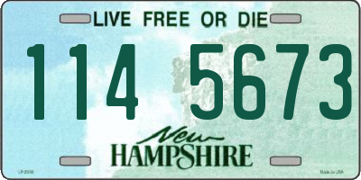 NH license plate 1145673