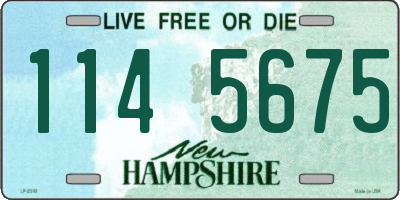 NH license plate 1145675