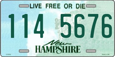 NH license plate 1145676