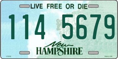 NH license plate 1145679