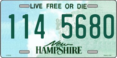 NH license plate 1145680