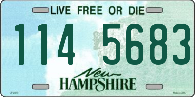 NH license plate 1145683