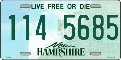 NH license plate 1145685