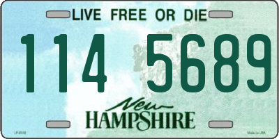NH license plate 1145689