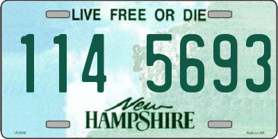 NH license plate 1145693