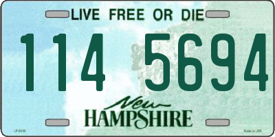 NH license plate 1145694