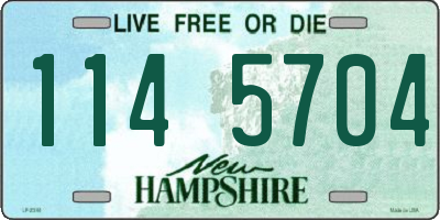 NH license plate 1145704