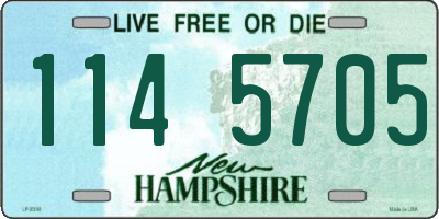 NH license plate 1145705