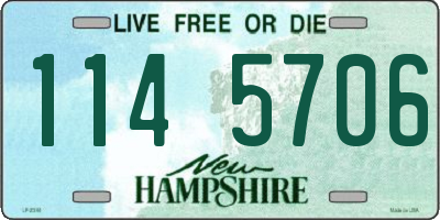 NH license plate 1145706