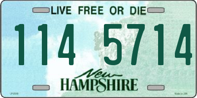 NH license plate 1145714
