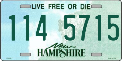 NH license plate 1145715