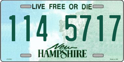 NH license plate 1145717