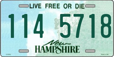 NH license plate 1145718