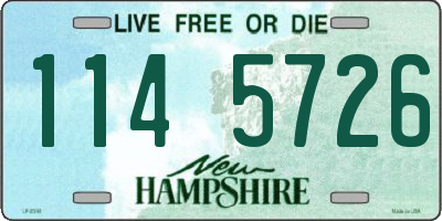 NH license plate 1145726