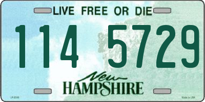 NH license plate 1145729