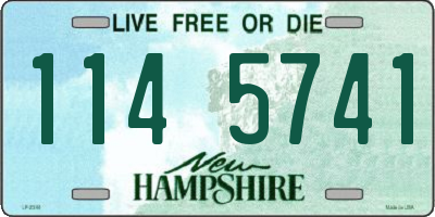 NH license plate 1145741